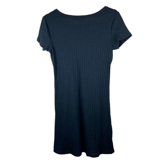 NWT Hippie Rose L Black Short Knit Mini Shift Dress $34.00 - Picture 5 of 7